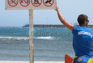 Strand von Playa Arinaga seit gestern gesperrt