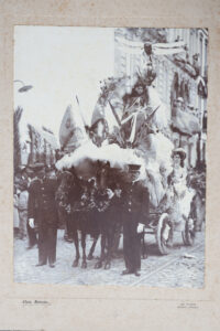 Karnevalskoeningin Las Palmas um 1890