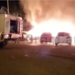 Fahrzeuge in Telde ausgebrannt