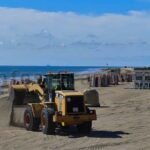 Tiefenreinigung des Strandes in Playa del Ingles