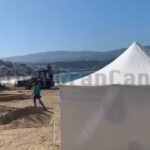 Bauarbeiten Sandkrippe Las Palmas