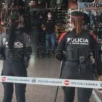 Polizei Gran Canaria im CC Yumbo