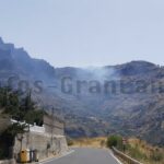 Kleiner Waldbrand in Degollada de Las Palomas