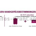 Eurowings neue Handgepäckregeln