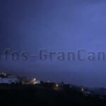 Am späten Abend gab es doch Gewitter und sogar Hagel auf Gran Canaria (Video)