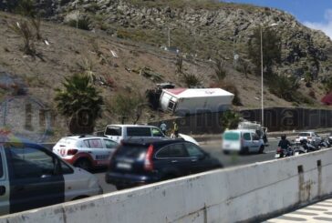VIDEO: Tödlicher LKW-Unfall auf der GC-1 bei La Laja Tunnel in Las Palmas