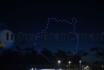 VIDEO: Spektakuläre Lichtshow am Las Canteras mit 100 Drohnen
