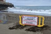 Kontamination: Der Zugang zum Wasser am Strand La Garita in Telde wurde verboten