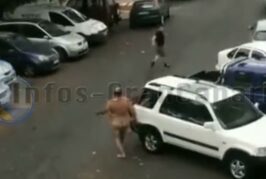 Nackter Mann beschädigt in Las Palmas 14 Autos