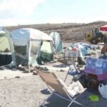 Illegales Campen Playa Carpinteras