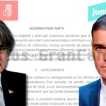 Vereinbarung von JxCAT und PSOE