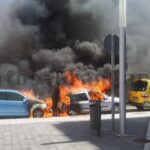 3 Fahrzeuge brannten in Las Palmas