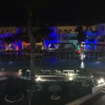 Hotel-Pool bei Nacht - Fuerteventura