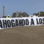 Protest der Rettungsschwimmer Maspalomas