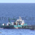 Verschmutzung an Küste von Telde