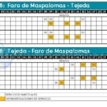 Sonderfahrplan Tejeda Mandelbluetenfest