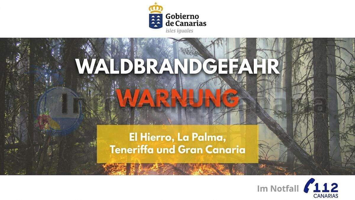 Waldbrandgefahr ohne La Gomera